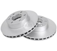 2x A.B.S. Coated Disque de frein Avant pour IVECO DAILY IV Camionnette/Break