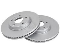 2x A.B.S. Coated Disque de frein Avant pour MAZDA CX-5 (KE, GH) 6 Break (GJ, GL)