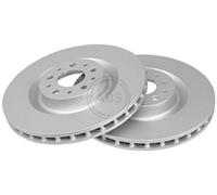 2x A.B.S. Coated Disque de frein Avant pour OPEL Combo D Van / Break (X12) 305mm