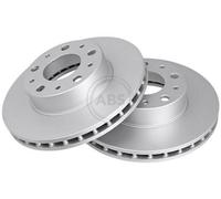 2x A.B.S. Coated Disque de frein Avant pour OPEL Movano C Van (U9) 280mm 17740
