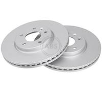 2x A.B.S. Coated Disque de frein Avant pour OPEL Zafira C Tourer (P12) 300mm