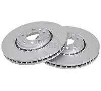 2x A.B.S. Coated Disque de frein Avant pour RENAULT Clio IV 3/5 portes (BH)