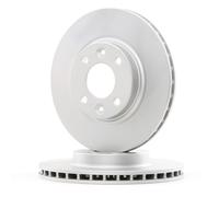 2x A.B.S. Coated Disque de frein Avant pour RENAULT Clio IV 3/5 portes (BH)