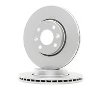 2x A.B.S. Coated Disque de frein Avant pour RENAULT Modus / Grand Modus (F, JP)