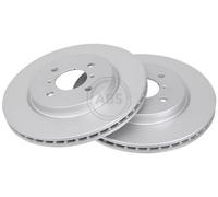2x A.B.S. Coated Disque de frein Avant pour SUZUKI SWIFT IV (FZ, NZ) 272mm 18269