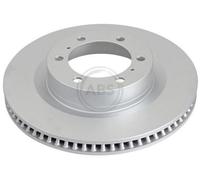 2x A.B.S. Coated Disque de frein Avant pour TOYOTA 4 RUNNER (TRN28, GRN28) 338mm