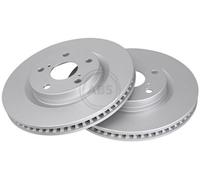 2x A.B.S. Coated Disque de frein Avant pour TOYOTA RAV 4 IV (ZSA4, ALA4) 296mm