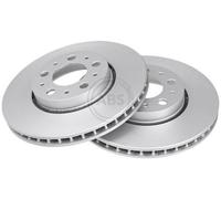 2x A.B.S. Coated Disque de frein Avant pour VOLVO V70 II (285) S60 I (384) 286mm