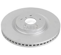 2x A.B.S. Coated Disque de frein pour NISSAN 370 Z (Z34) pour INFINITI FX 355mm