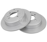 2x A.B.S. Disque de frein Arrière convient pour PEUGEOT 406 Berline (8B) 290mm