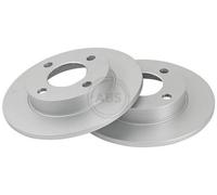 2x A.B.S. Disque de frein Arrière pour AUDI 80 B4 Berline (8C2) 245mm 15765