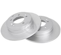 2x A.B.S. Disque de frein Arrière pour HYUNDAI SONATA V (NF) pour KIA OPTIMA