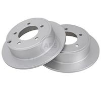 2x A.B.S. Disque de frein Arrière pour JEEP COMPASS (MK49) pour DODGE AVENGER