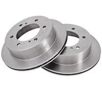 2x A.B.S. Disque de frein Arrière pour NISSAN TERRANO I (WD21) 286mm 16041