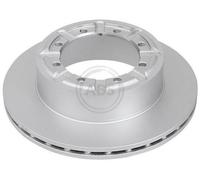 2x A.B.S. Disque de frein Arrière pour RENAULT Mascott Van (FH) 290mm 17884