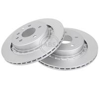 2x A.B.S. Disque de frein Arrière pour SAAB 9-5 (YS3E) 9-5 Break (YS3E) 300mm