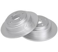 2x A.B.S. Disque de frein Arrière pour SUBARU IMPREZA A trois volumes (GD) 266mm