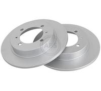 2x A.B.S. Disque de frein Arrière pour VOLVO V40 Break (645) 260mm 16591