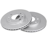 2x A.B.S. Disque de frein Avant convient pour PEUGEOT 206 3/5 portes (2A/C)