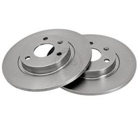 2x A.B.S. Disque de frein Avant convient pour PEUGEOT 405 I Break (15E) 247mm