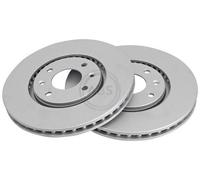 2x A.B.S. Disque de frein Avant convient pour PEUGEOT 406 Berline (8B) 283mm