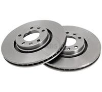 2x A.B.S. Disque de frein Avant convient pour PEUGEOT 605 Berline (6B) 283mm