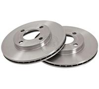 2x A.B.S. Disque de frein Avant pour AUDI Coupé B2 (81, 85, 855, 856) 256mm