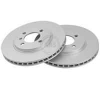 2x A.B.S. Disque de frein Avant pour BMW 3 Berline (E30) 3 Cabriolet (E30) 260mm