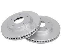 2x A.B.S. Disque de frein Avant pour CHEVROLET S10 Crew Cab Pickup 275mm 17286