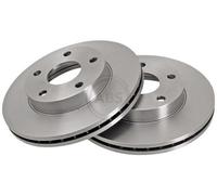 2x A.B.S. Disque de frein Avant pour FORD Sierra Mk1 Break (BNC) 260mm 15788