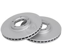 2x A.B.S. Disque de frein Avant pour FORD Transit Mk3 Minibus (VE6) 254mm 16195