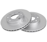 2x A.B.S. Disque de frein Avant pour HONDA CIVIC VI Hatchback (EJ, EK) 240mm