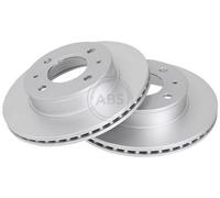 2x A.B.S. Disque de frein Avant pour HYUNDAI ATOS (MX) 234mm 17576