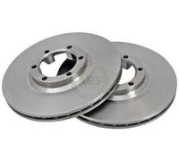 2x A.B.S. Disque de frein Avant pour HYUNDAI GALLOPER II (JK-01) 277mm 16074