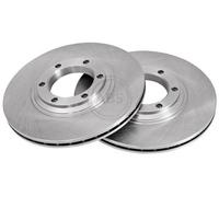 2x A.B.S. Disque de frein Avant pour ISUZU CAMPO (KB) pour BEDFORD Midi Midibus