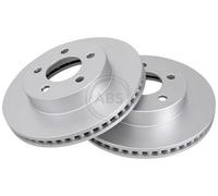 2x A.B.S. Disque de frein Avant pour JEEP CHEROKEE (KJ) 288mm 17842