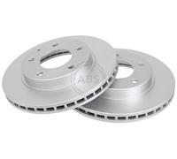 2x A.B.S. Disque de frein Avant pour MAZDA 626 V Hatchback (GF) 258mm 16089