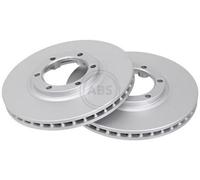 2x Disque de frein ventilé 17001 A.B.S. pour MITSUBISHI L200