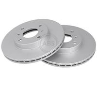 2x A.B.S. Disque de frein Avant pour NISSAN ALMERA II Hatchback (N16) 280mm