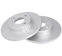 2x A.B.S. Disque de frein Avant pour OPEL Agila A (H00) 247mm 17204