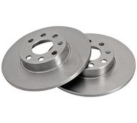 2x A.B.S. Disque de frein Avant pour OPEL Astra G CC (T98) 256mm 16951