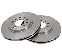 2x A.B.S. Disque de frein Avant pour OPEL Calibra A (C89) Vectra A Berline (J89)