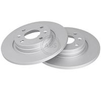 2x A.B.S. Disque de frein Avant pour RENAULT Twingo II 3 portes (CN0) 259mm