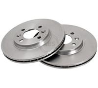2x A.B.S. Disque de frein Avant pour SAAB 900 I Combi Coupe 280mm 15948