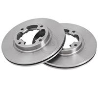 2x A.B.S. Disque de frein Avant pour SUBARU JUSTY I (KAD) LIBERO Camionnette