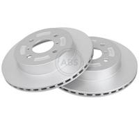 2x A.B.S. Disque de frein Avant pour SUZUKI IGNIS II IGNIS (FH) 257mm 17162