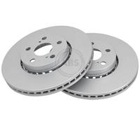 2x A.B.S. Disque de frein Avant pour TOYOTA AVENSIS Liftback (T22) AVENSIS (T22)
