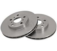 2x A.B.S. Disque de frein Avant pour TOYOTA CELICA Coupé (AT18, ST18) 255mm