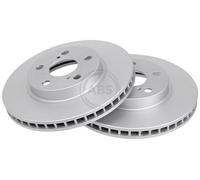 2x A.B.S. Disque de frein Avant pour TOYOTA PRIUS (ZVW3) 255mm 16301