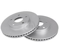 2x A.B.S. Disque de frein Avant pour TOYOTA RAV 4 II (CLA2, XA2, ZCA2, ACA2)